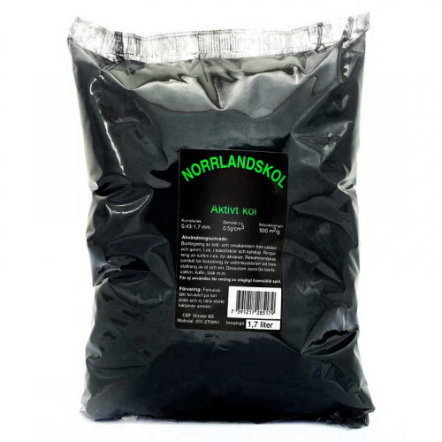 Norrland aktivt kol 1,7 liter