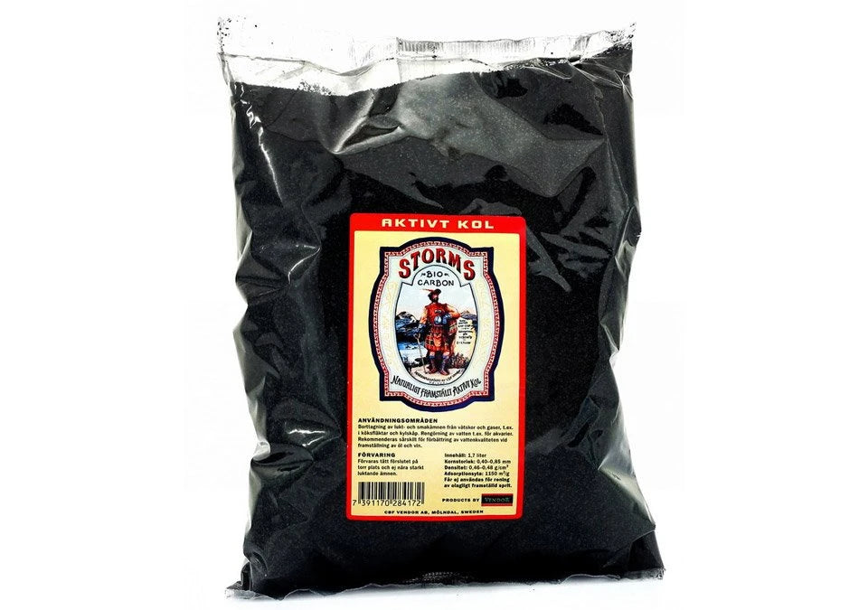 Storms aktivt kol 1,7 liter
