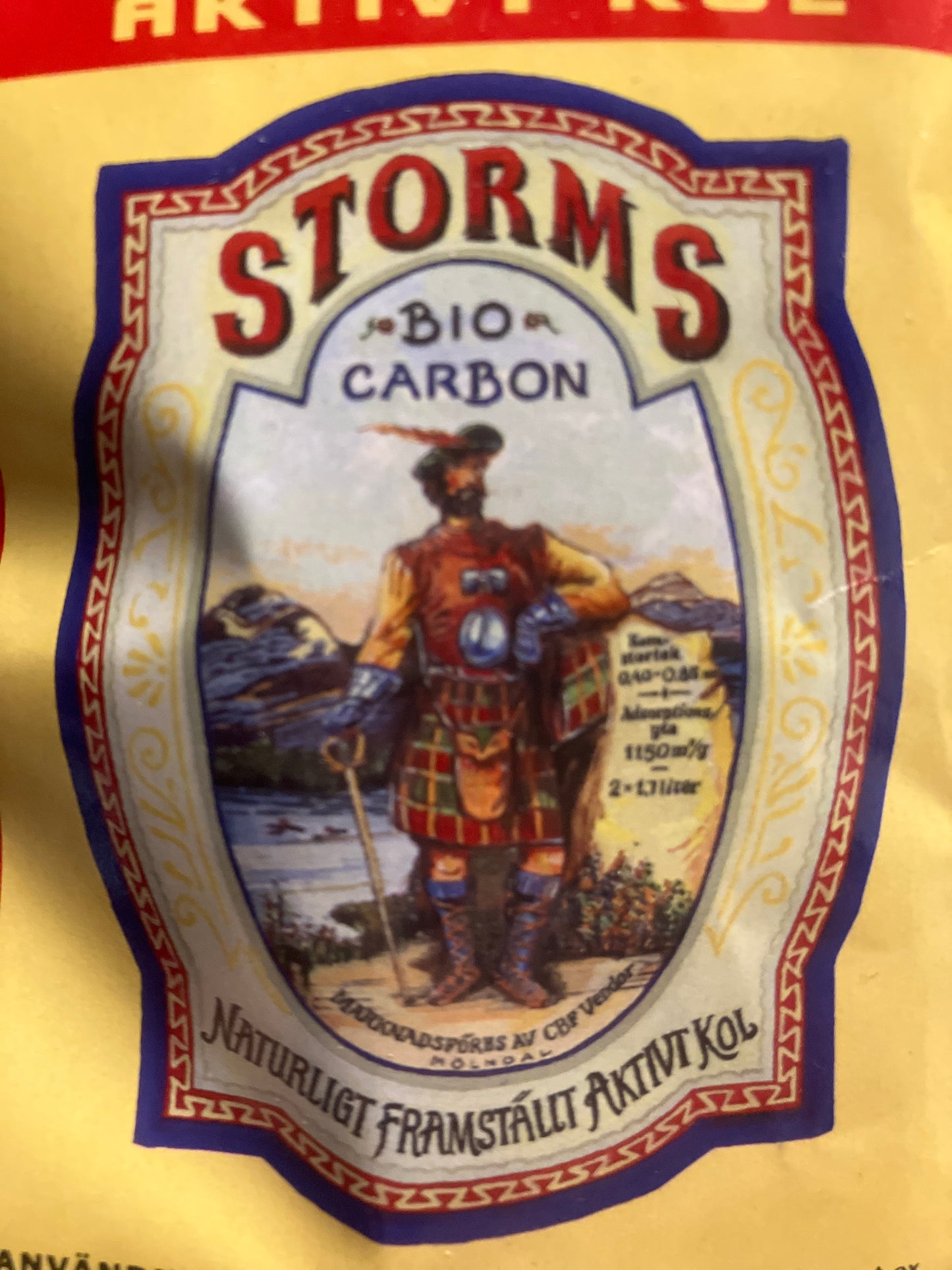 Storms aktivt kol 12,5 kg