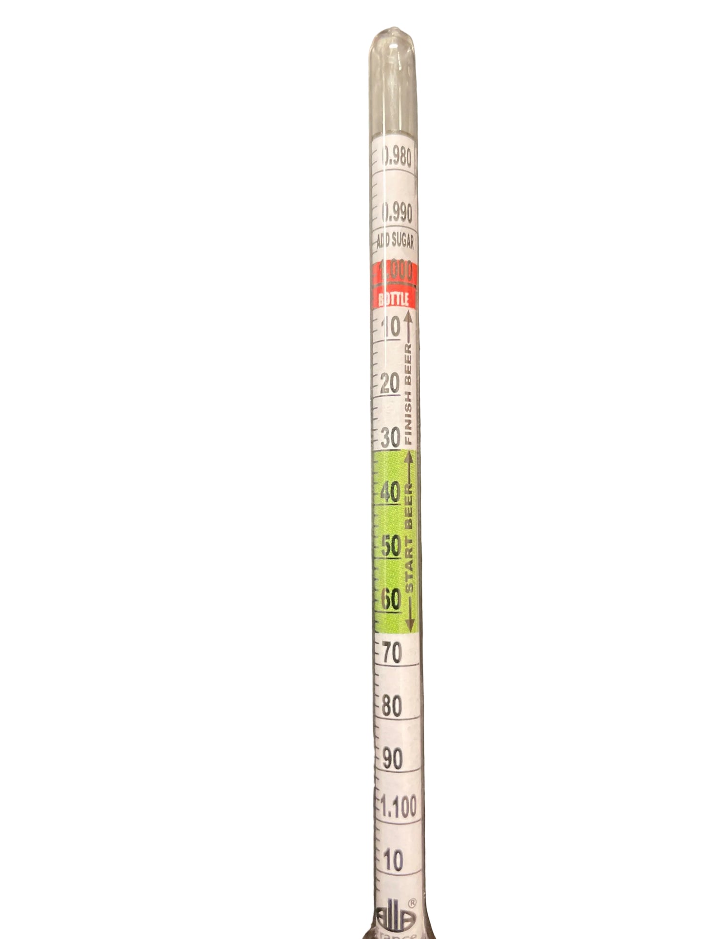 Hydrometer för öl 2-skalor