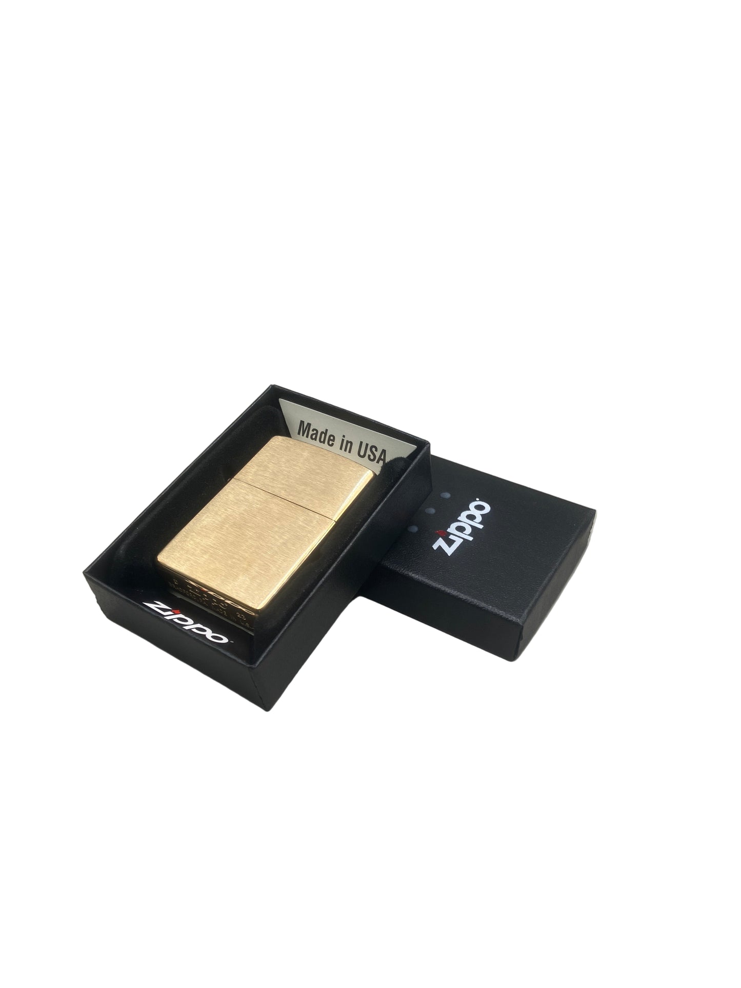 Zippo Brushed Brass
