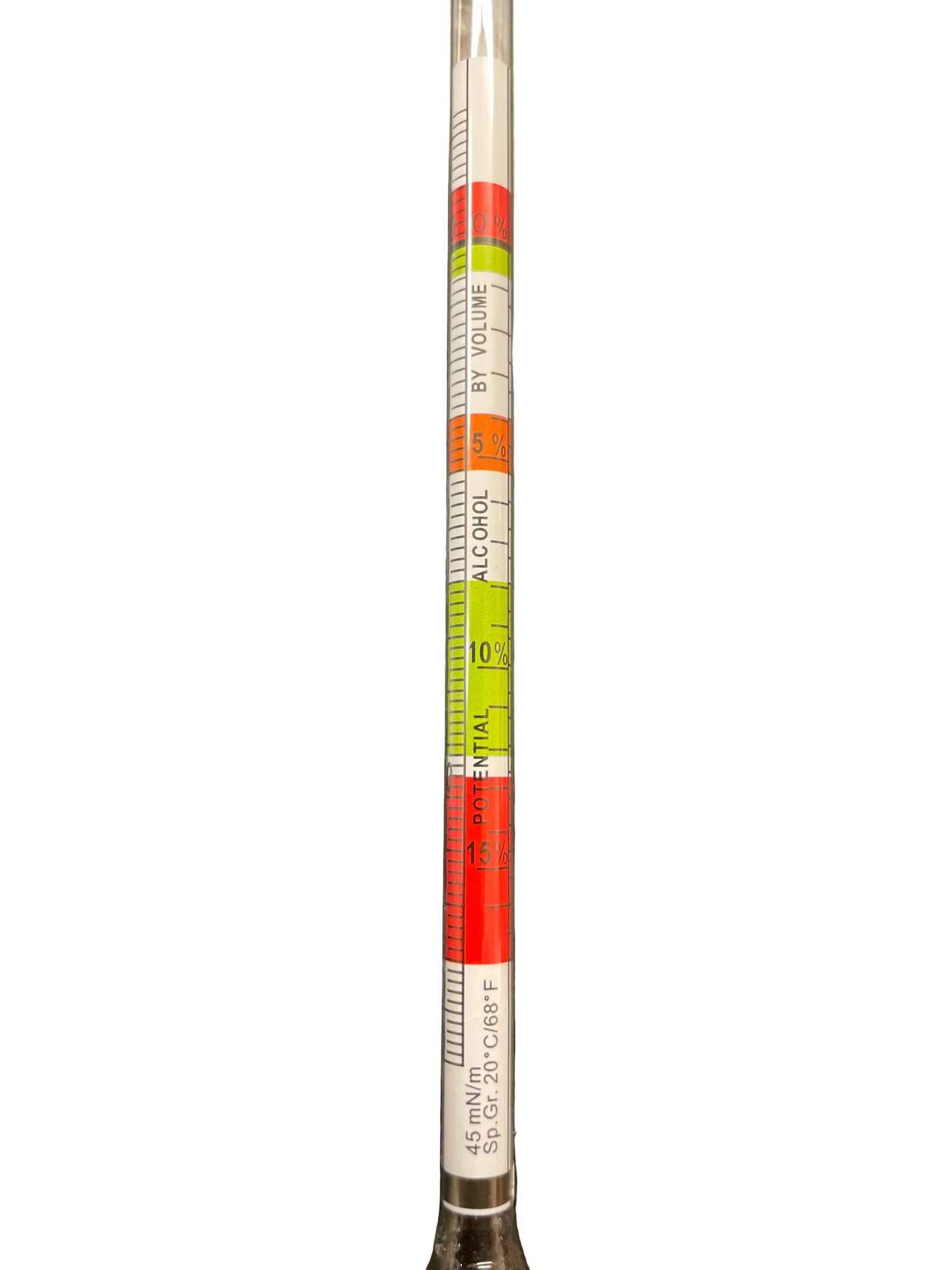 Wine and beer hydrometer - Tripple scale