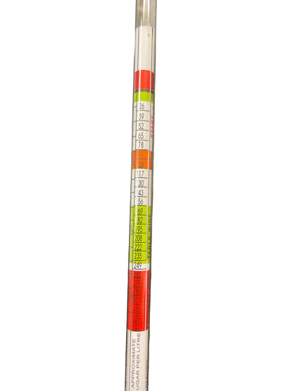 Wine and beer hydrometer - Tripple scale