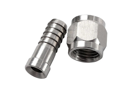 Koppling Rostfri 1/4" Nippel till 1/4" FFL/MFL-gänga för kulkoppling (7/16" UNF)