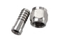 Koppling Rostfri 1/4" Nippel till 1/4" FFL/MFL-gänga för kulkoppling (7/16" UNF)