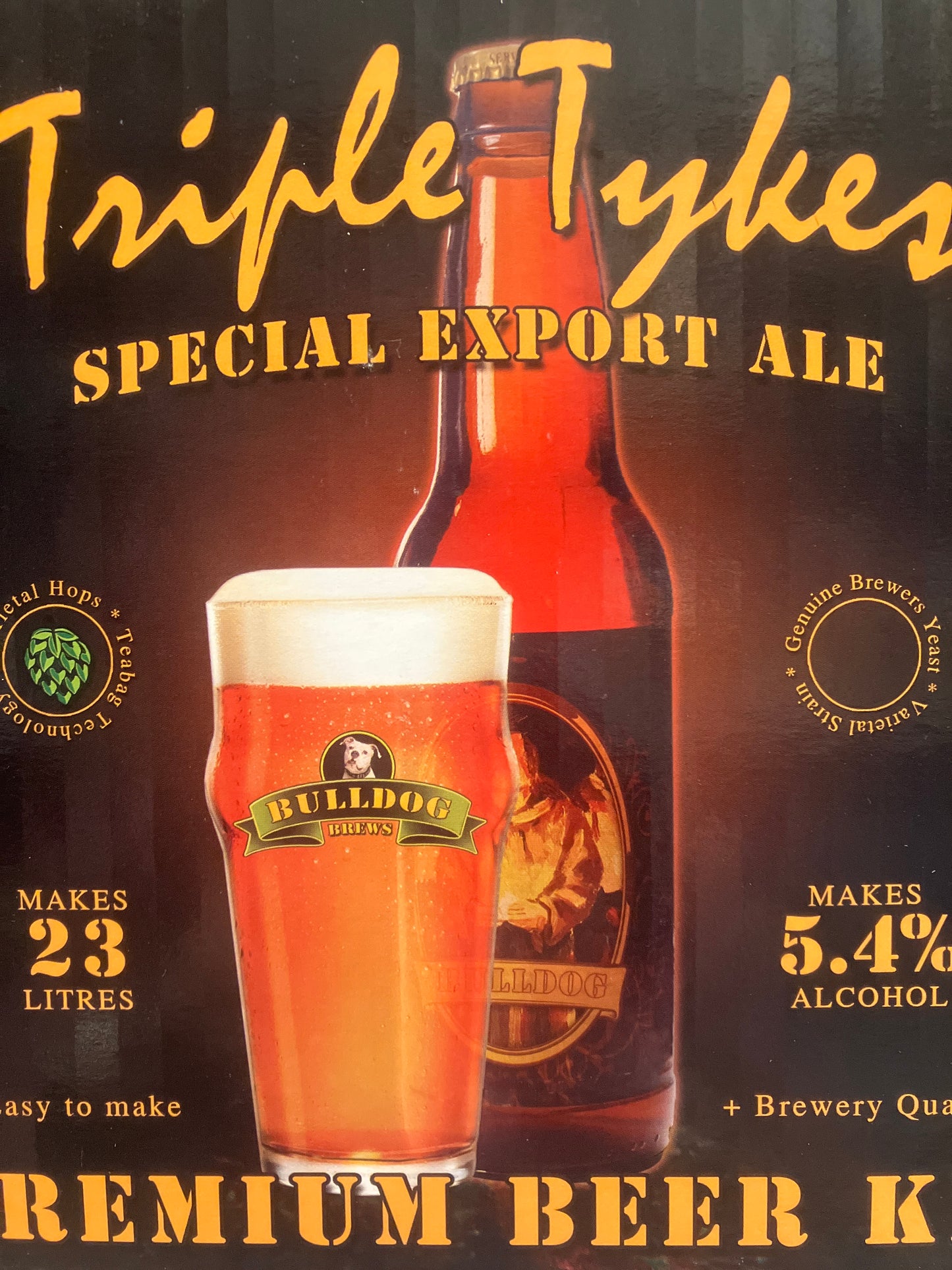 Bulldog Brews Triple Tykes