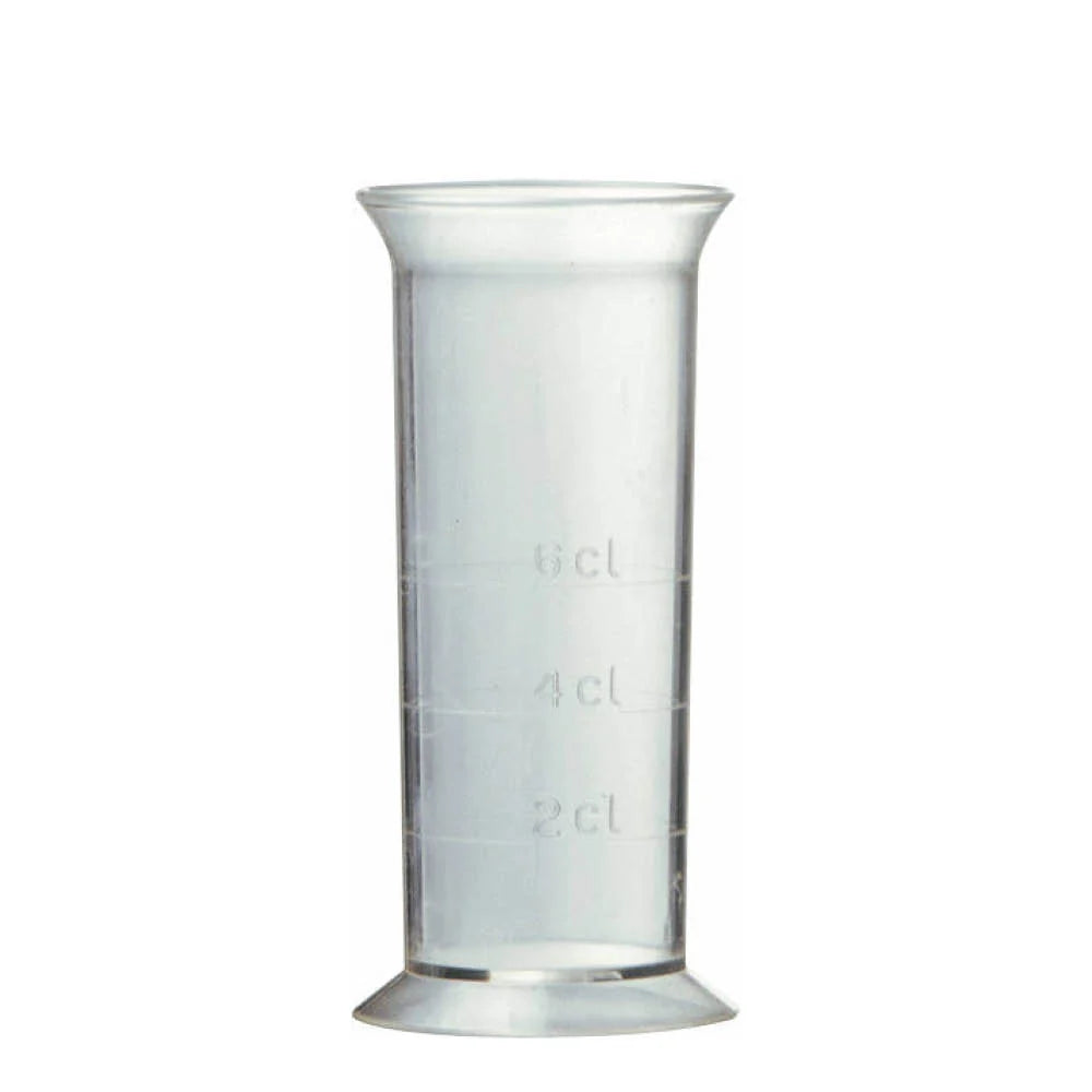 Mätglas plast 2-4-6 cl