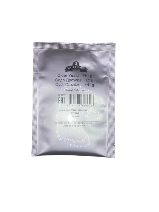 Bulldog Brews Cider Yeast Sweet