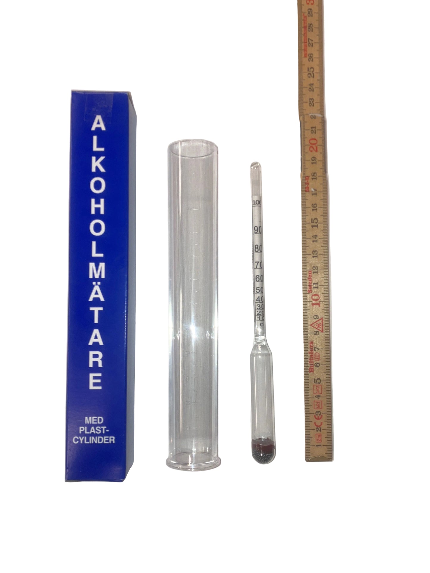 Alkoholmätare med plastcylinder