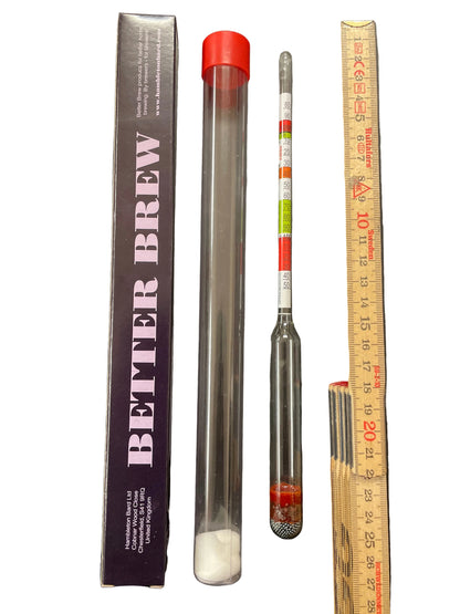 Wine and beer hydrometer - Tripple scale