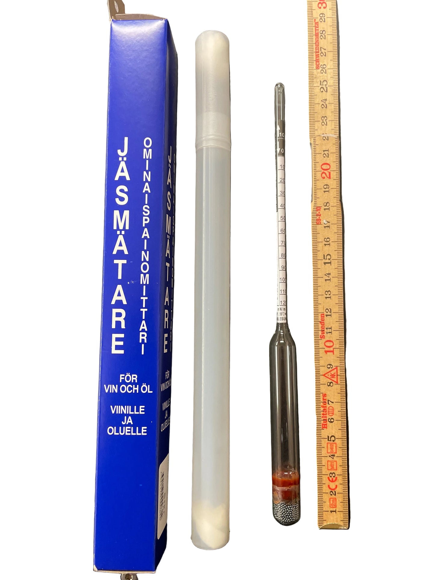 Jäsmätare (Hydrometer) för vin och öl