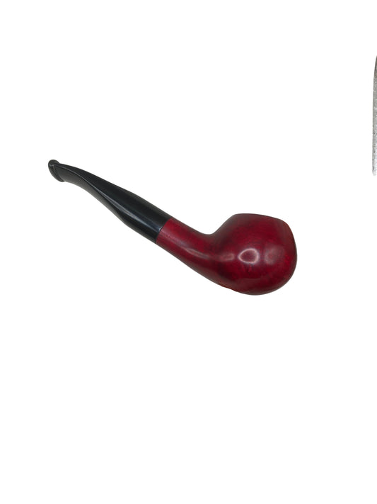 Myon Diplomat Pipa i Mörkt Rödbrun Träton med Saddle-munstycke