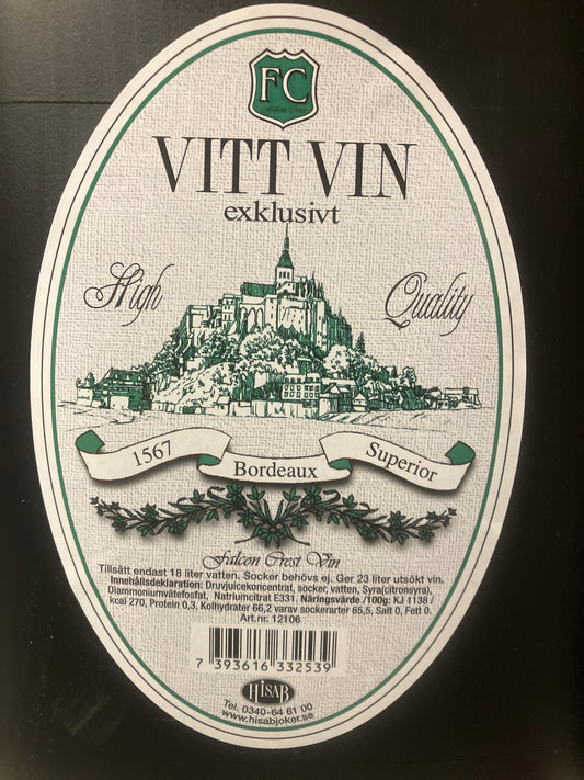 Falcon Crest Vitt Vin Exklusivt