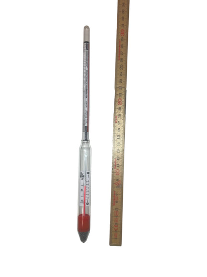 Alkoholmätare med termometer