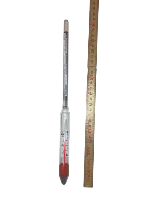 Alkoholmätare med termometer