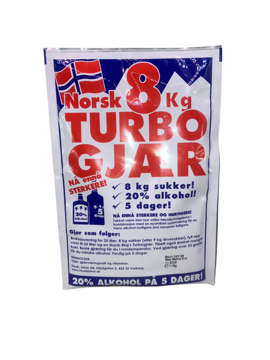 Norsk Turbojäst 8 Kg