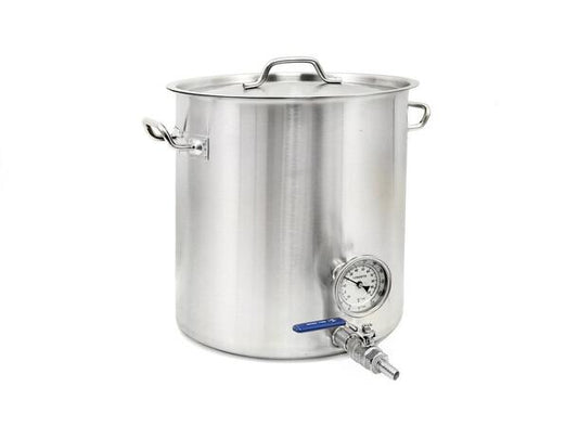 Gryta 32 liter med tappkran och termometer