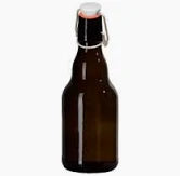 Patentkorks flaska 33 cl. Ink bygelkork och packning